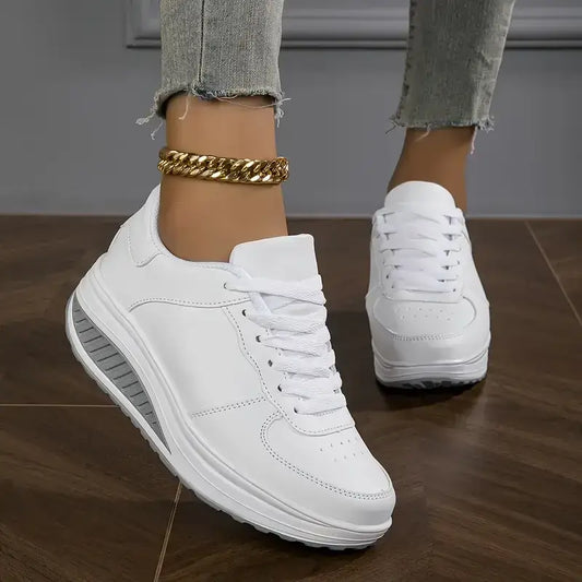 Last Day Promotion 50% OFF - Women's Casual Fashion Breathable Platform Wedge Orthopaedic Sneakers