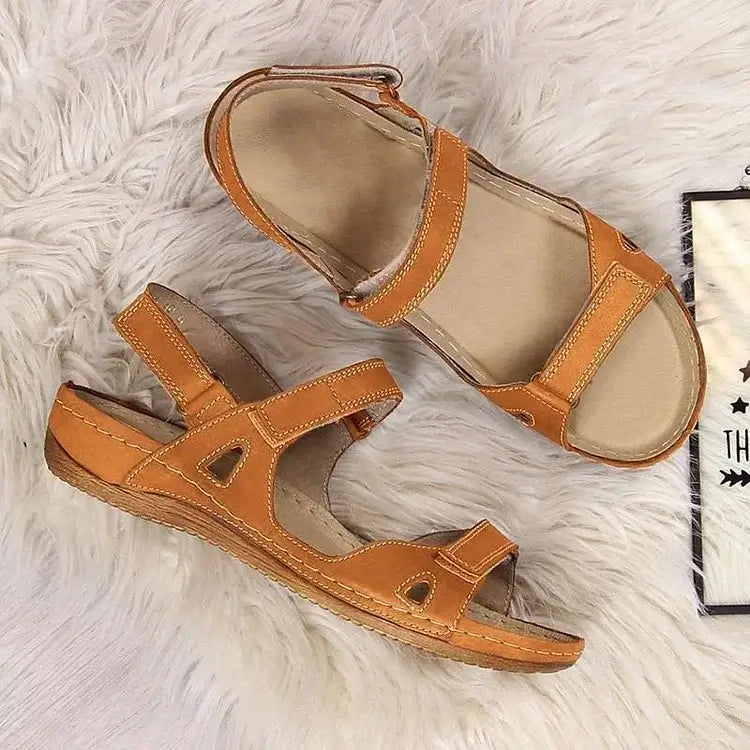 🔥Last Day Promotion 50% OFF - Women's Comfort Velcro Orthopedic Sandals