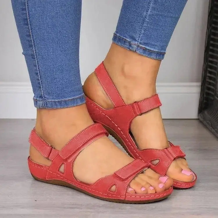 🔥Last Day Promotion 50% OFF - Women's Comfort Velcro Orthopedic Sandals