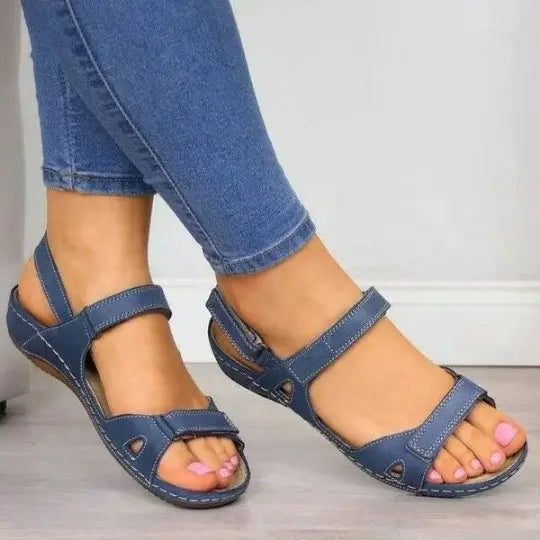 🔥Last Day Promotion 50% OFF - Women's Comfort Velcro Orthopedic Sandals