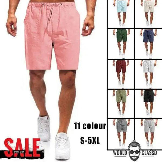 (🎁2024 New Year Hot Sale🎁)Men's Cotton and linen loose casual shorts