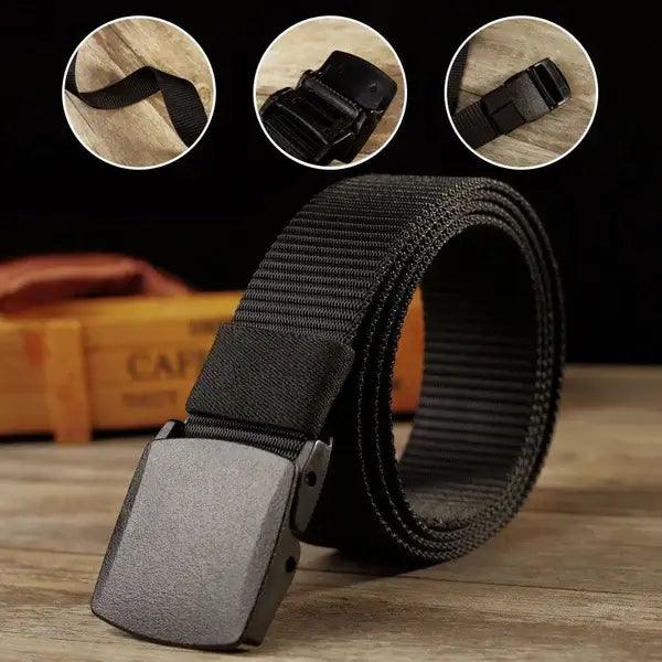 🎁2024 New Year Hot Sale🎁Non-Metallic Non-Magnetic Buckle Nylon Belt