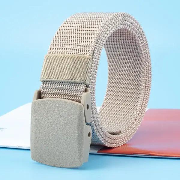 🎁2024 New Year Hot Sale🎁Non-Metallic Non-Magnetic Buckle Nylon Belt