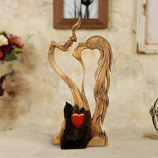 🔥Romantic wooden statues of loved ones