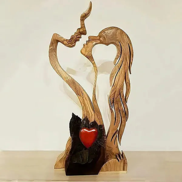 🔥Romantic wooden statues of loved ones