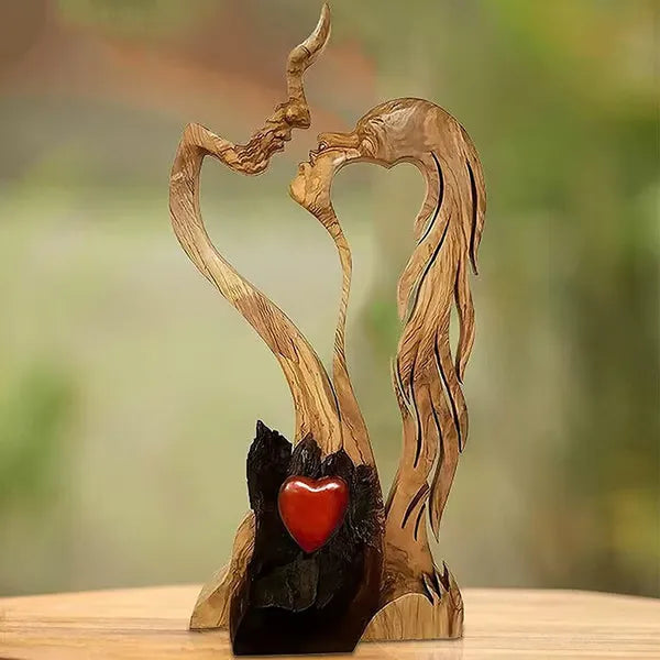 🔥Romantic wooden statues of loved ones